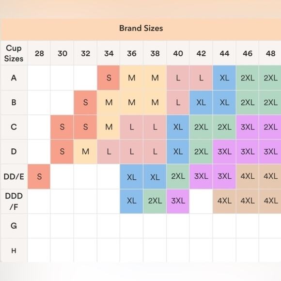 TRUEKIND Wireless Hookless Pullover Wide Strap Bralette - Size 2XL NUDE - Picture 5 of 5